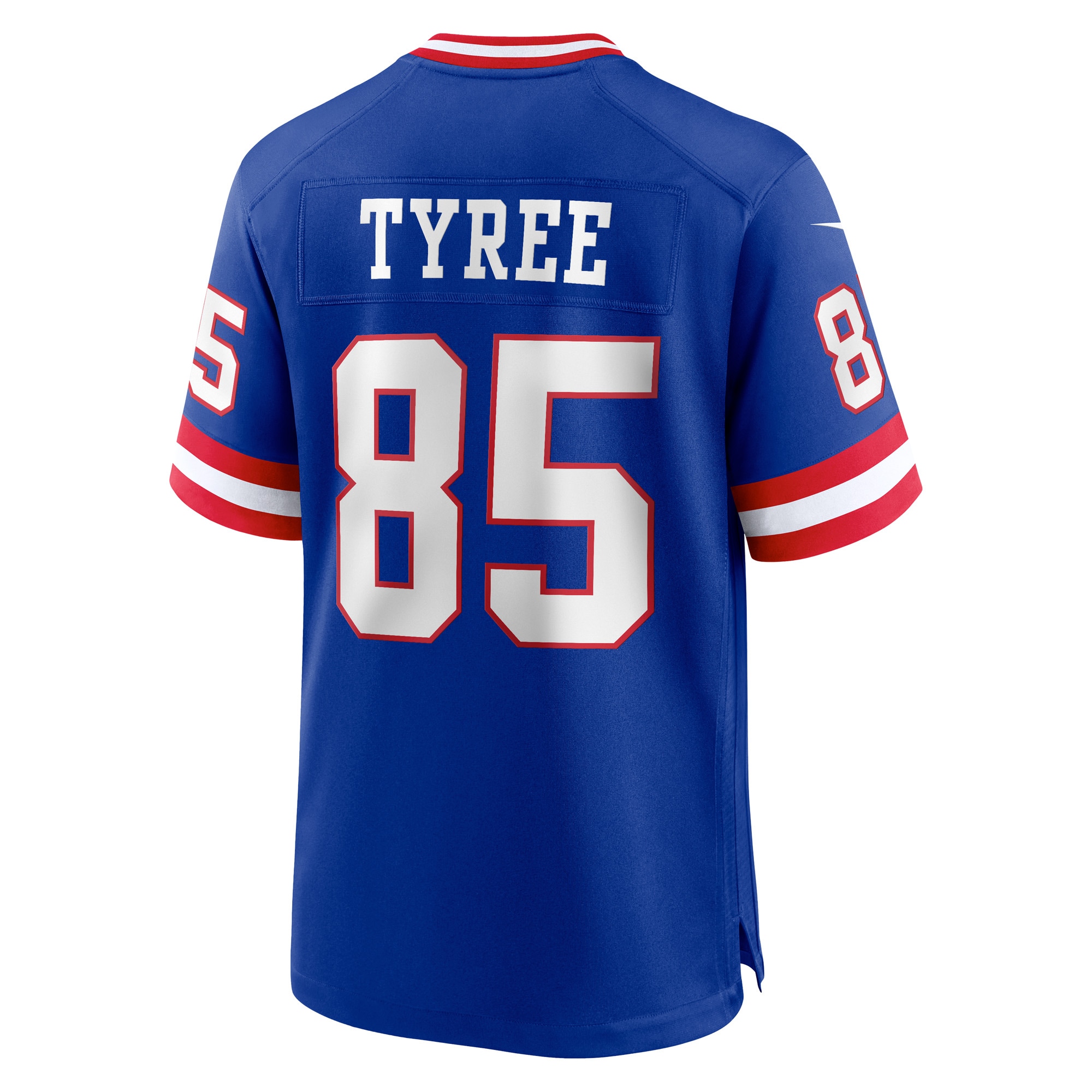 Men's New York Giants David Tyree Royal Classic Retired Player Game Jersey