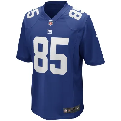 Men's New York Giants David Tyree Royal Game Retired Player Jersey 02
