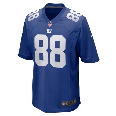 Men's New York Giants Dennis Houston  Royal Game Jersey 02