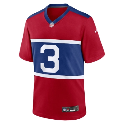 Men's New York Giants Deonte Banks Century Red Alternate Player Game Jersey 02