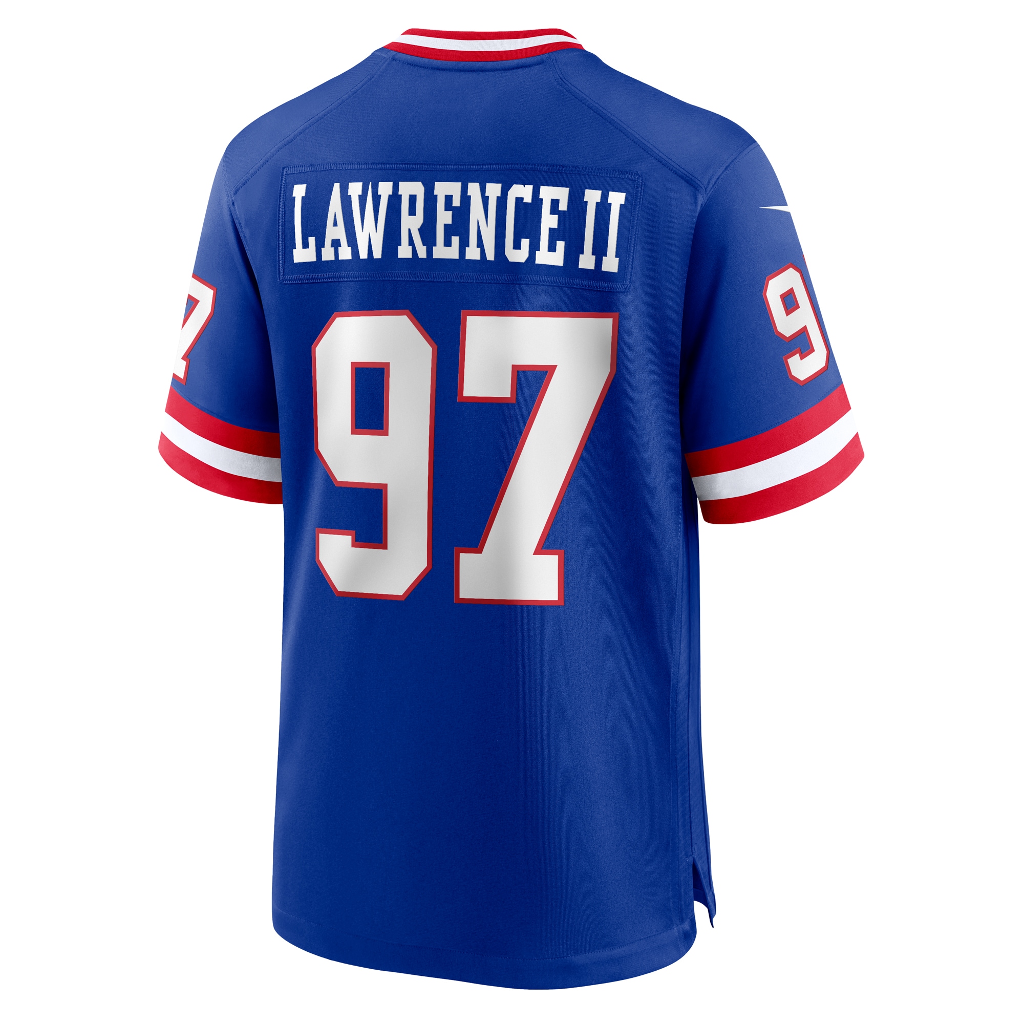 Men's New York Giants Dexter Lawrence II Royal Classic Game Player Jersey
