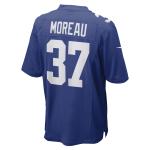 Men's New York Giants Fabian Moreau Royal Game Player Jersey