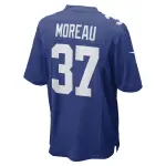 Men's New York Giants Fabian Moreau Royal Game Player Jersey