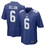 Men's New York Giants Jamie Gillan Royal Game Player Jersey