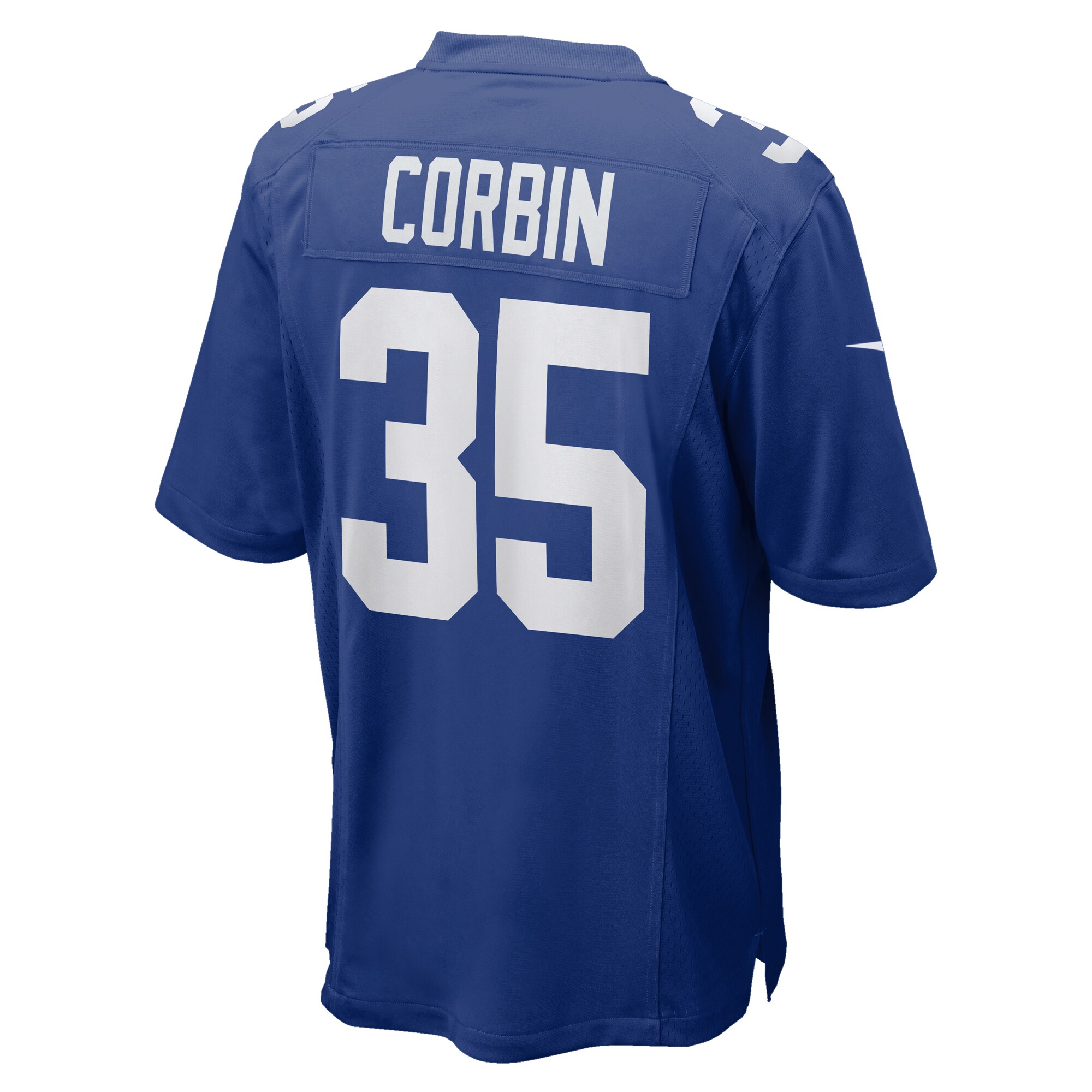Men's New York Giants Jashaun Corbin  Royal Team Game Jersey