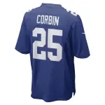 Men's New York Giants Jashaun Corbin Royal Game Player Jersey