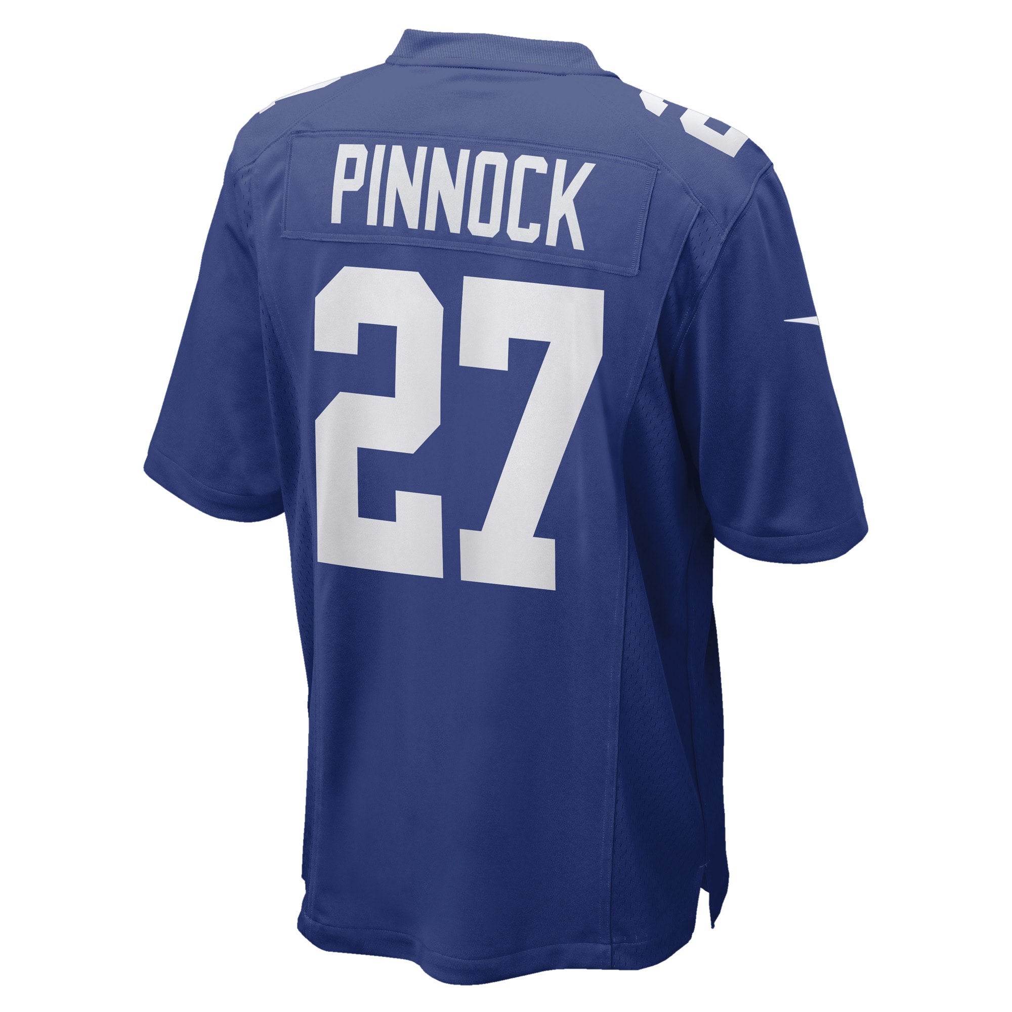 Men's New York Giants Jason Pinnock Royal Game Player Jersey