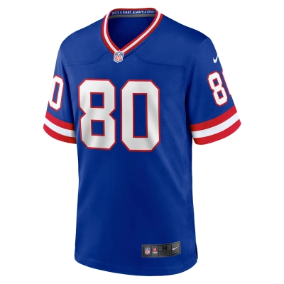Men's New York Giants Jeremy Shockey Royal Classic Retired Player Game Jersey 02