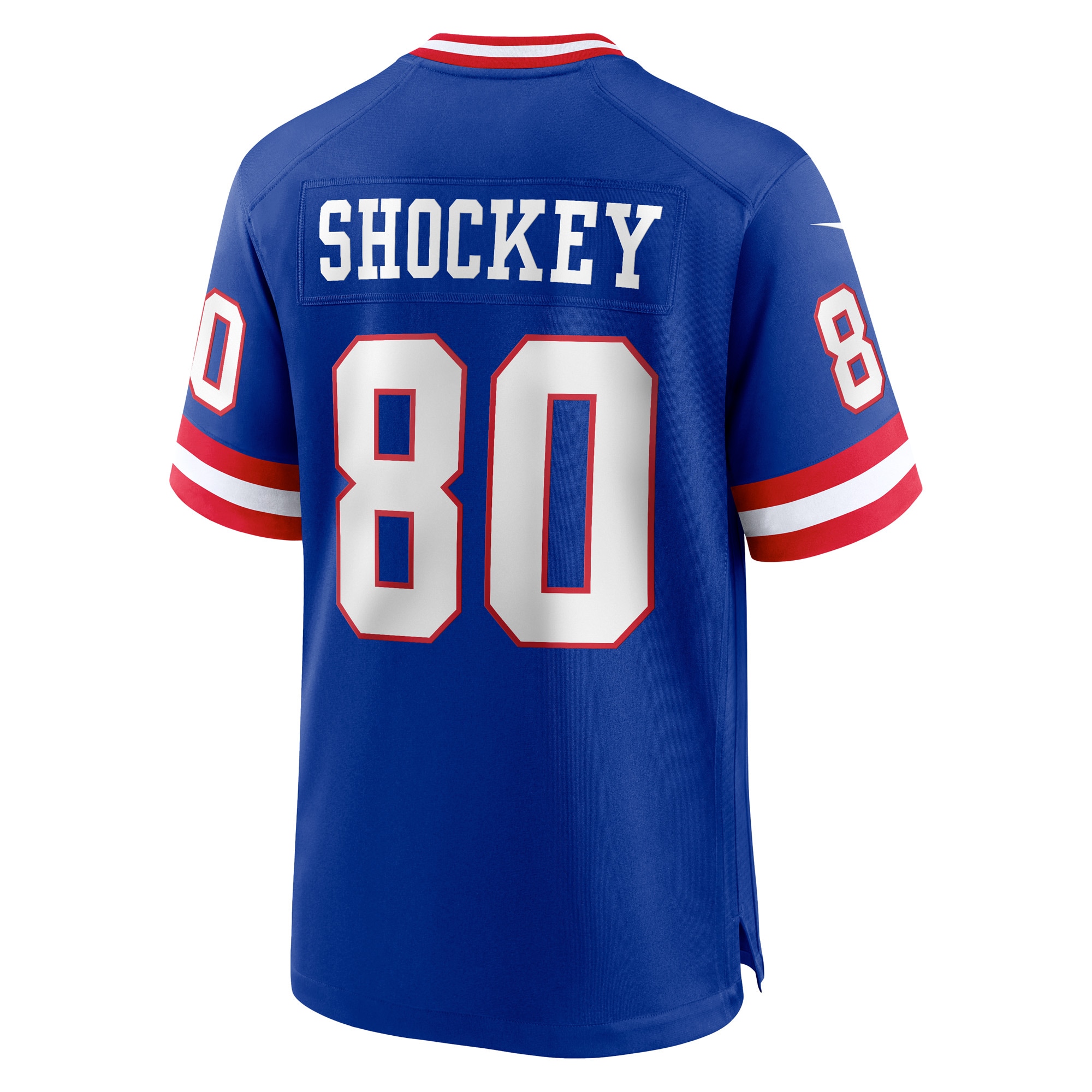 Men's New York Giants Jeremy Shockey Royal Classic Retired Player Game Jersey