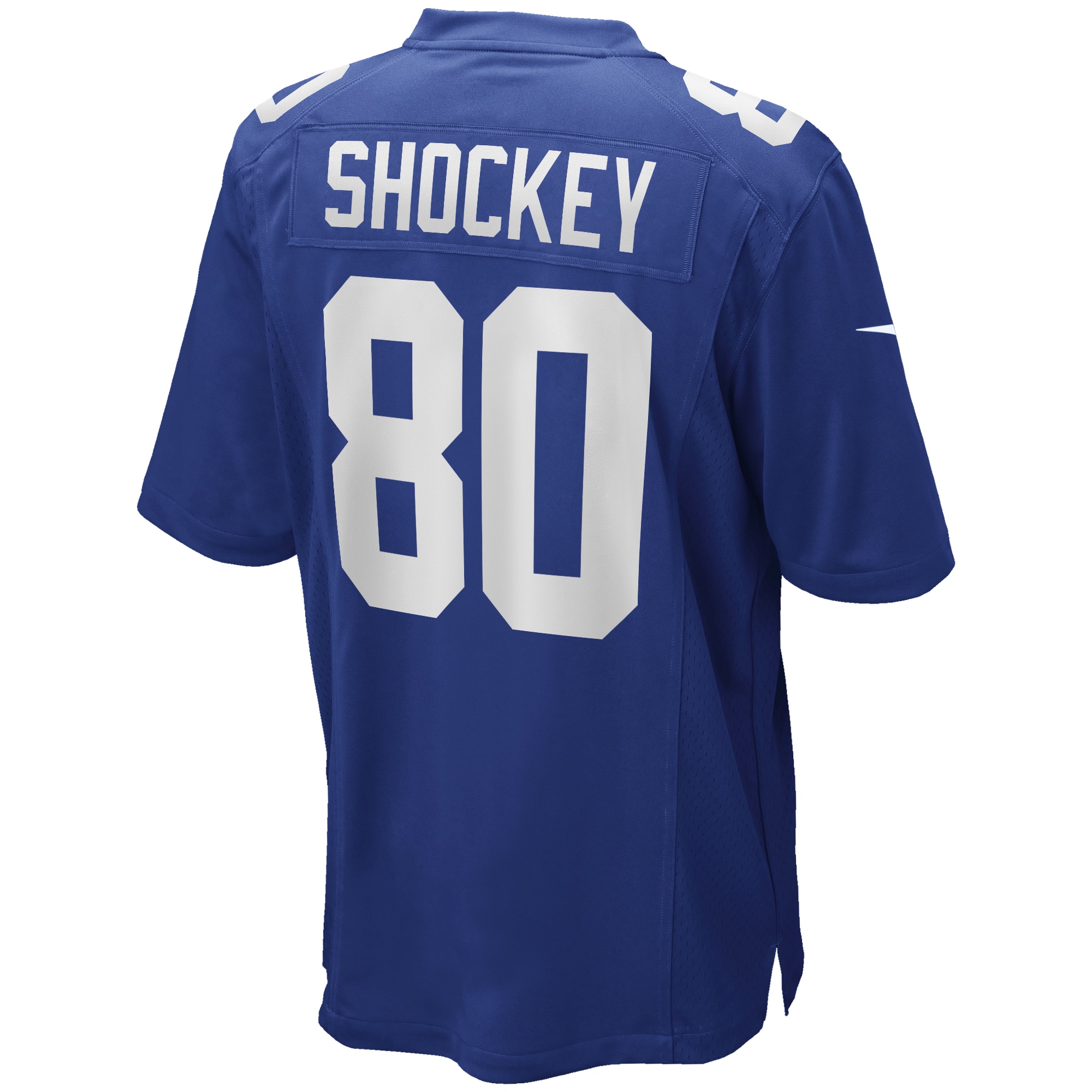 Men's New York Giants Jeremy Shockey Royal Game Retired Player Jersey