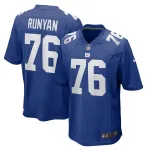 Men's New York Giants Jon Runyan  Royal Team Game Jersey