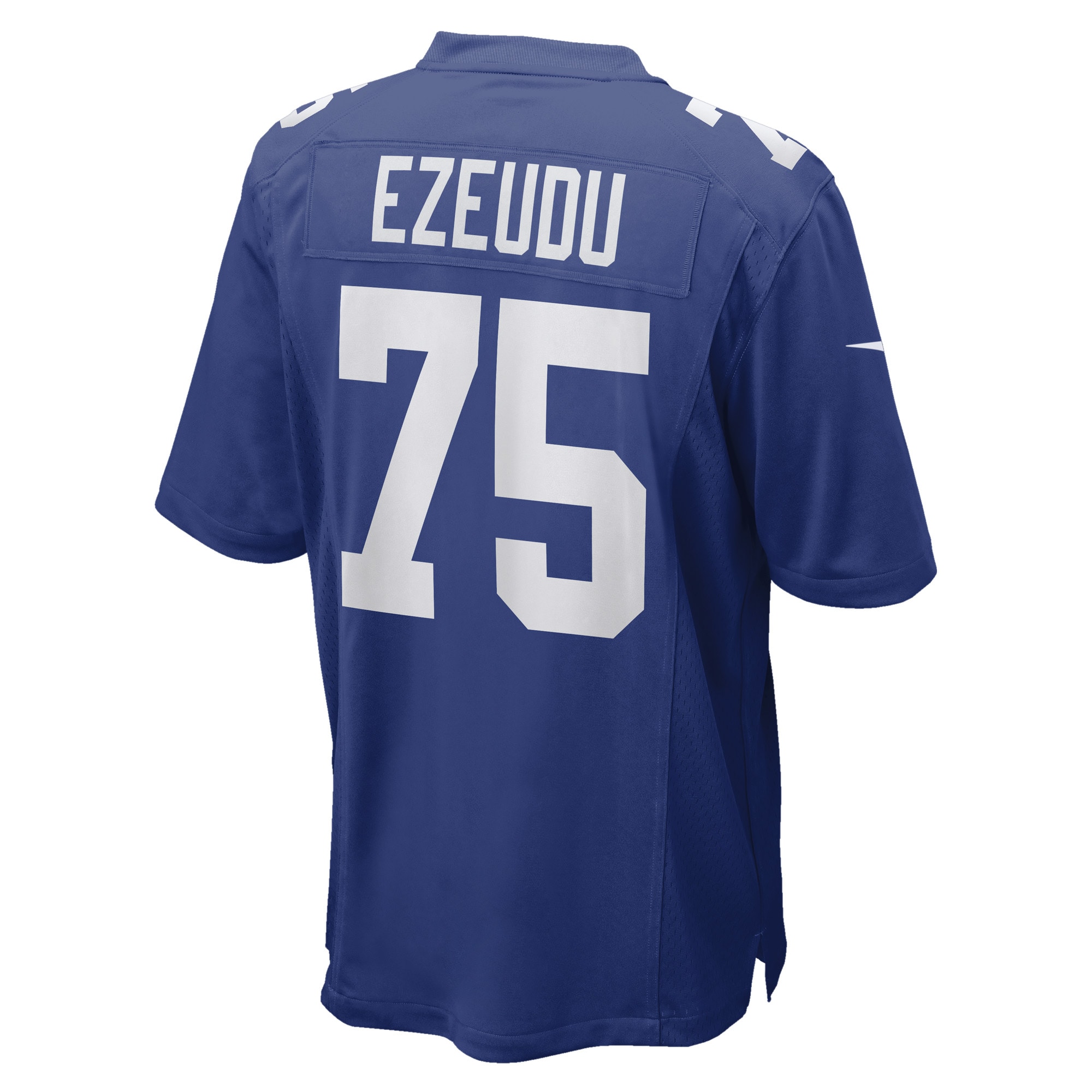 Men's New York Giants Joshua Ezeudu Royal Game Player Jersey