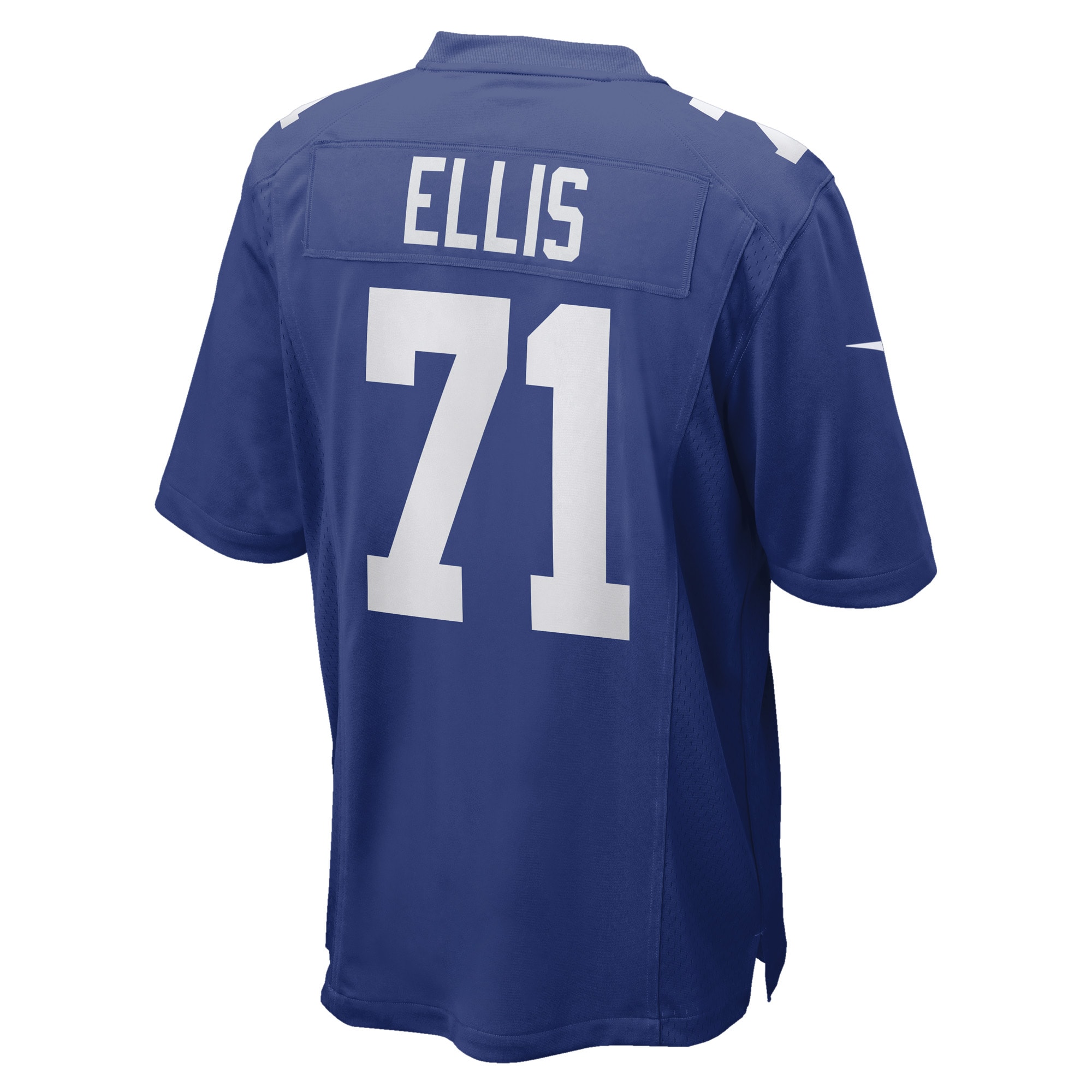 Men's New York Giants Justin Ellis Royal Game Player Jersey