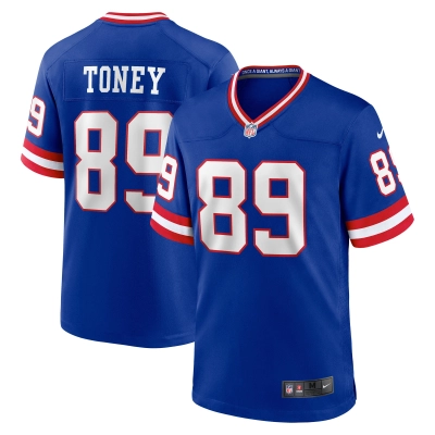 Men's New York Giants Kadarius Toney Royal Classic Player Game Jersey 01