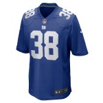Men's New York Giants Kaleb Hayes  Royal Game Jersey
