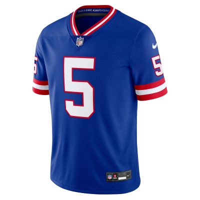 Men's New York Giants Kayvon Thibodeaux Royal Alternate Vapor Untouchable Limited Jersey 02