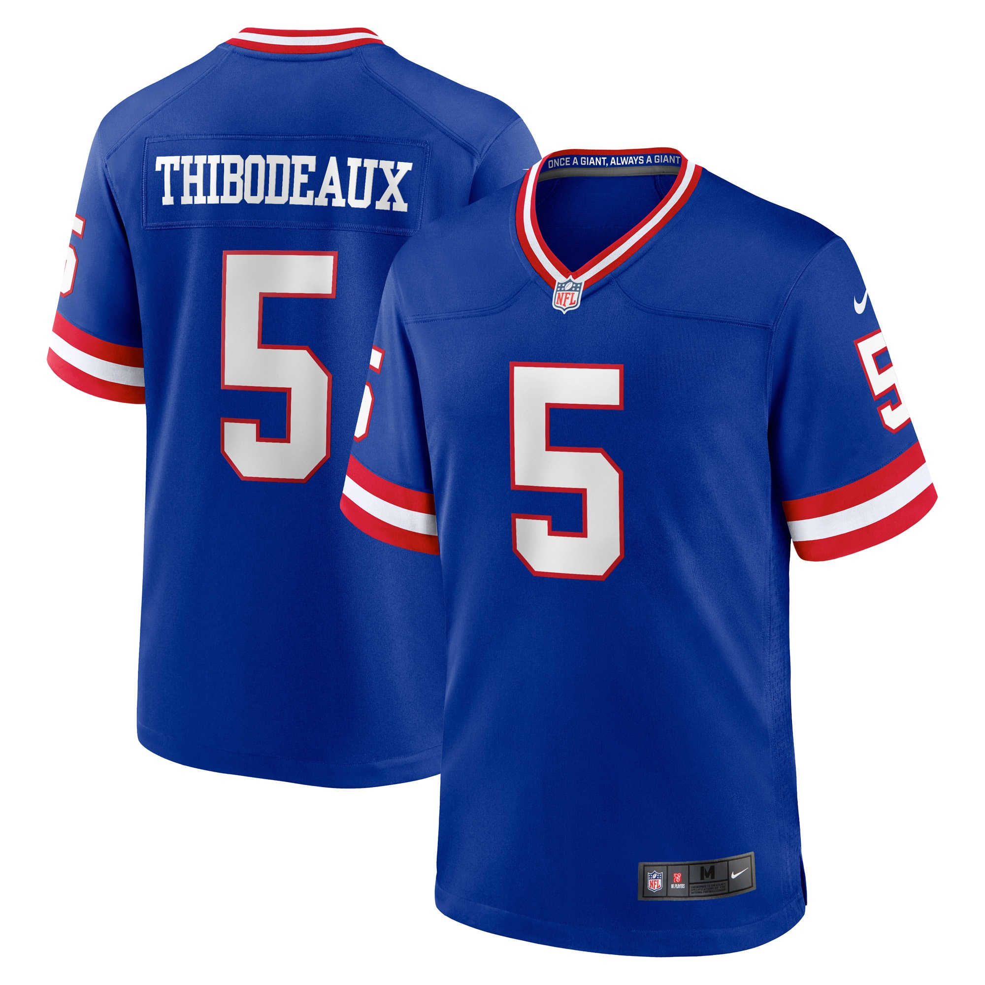 Men's New York Giants Kayvon Thibodeaux Royal Classic Player Game Jersey