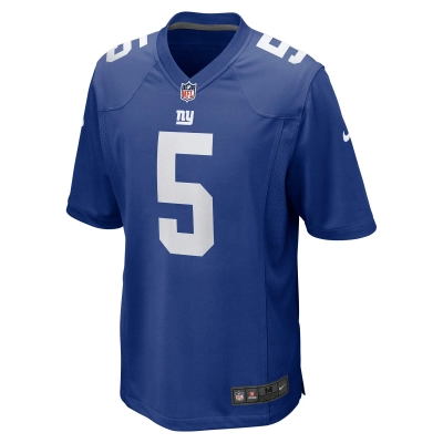 Men's New York Giants Kayvon Thibodeaux Royal Player Game Jersey 02
