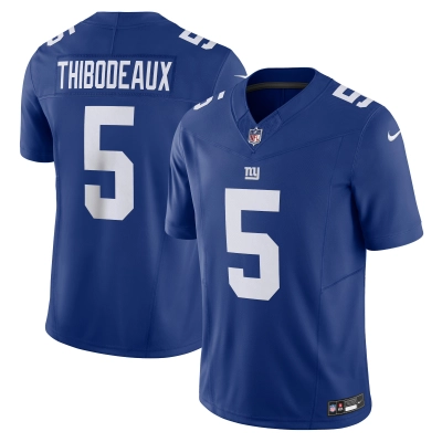 Men's New York Giants Kayvon Thibodeaux Royal Vapor F.U.S.E. Limited Jersey 01