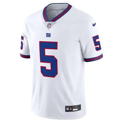 Men's New York Giants Kayvon Thibodeaux White Alternate Vapor Untouchable Limited Jersey 02