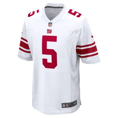 Men's New York Giants Kayvon Thibodeaux White Player Game Jersey 02