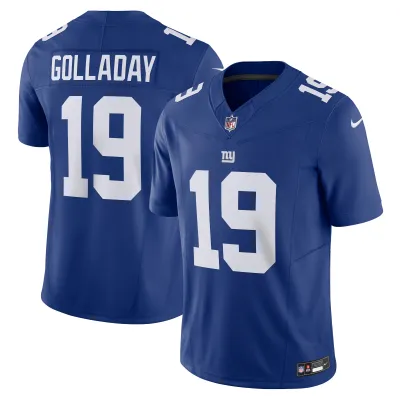 Men's New York Giants Kenny Golladay Royal Vapor F.U.S.E. Limited Jersey 01