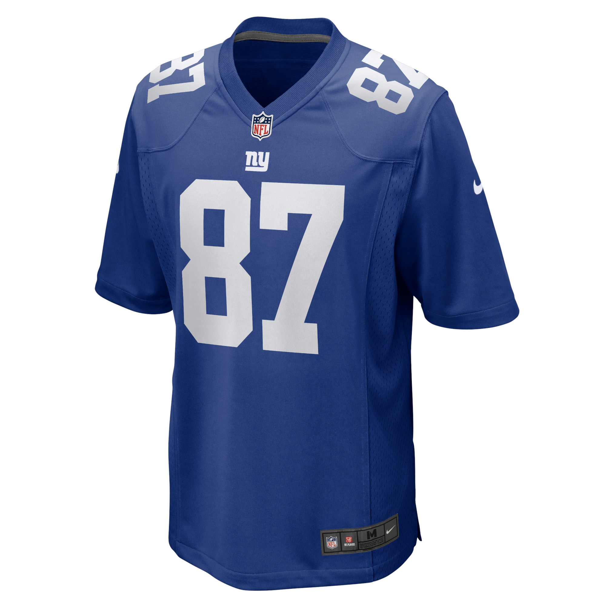 Men's New York Giants Makai Polk Royal Home Game Player Jersey