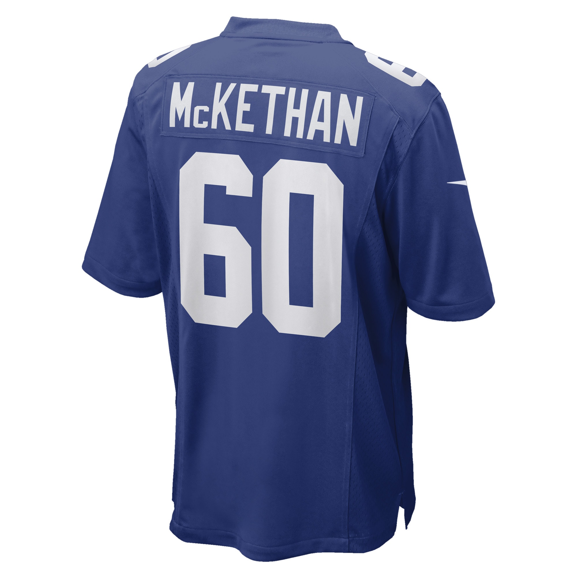 Men's New York Giants Marcus McKethan Royal Game Player Jersey