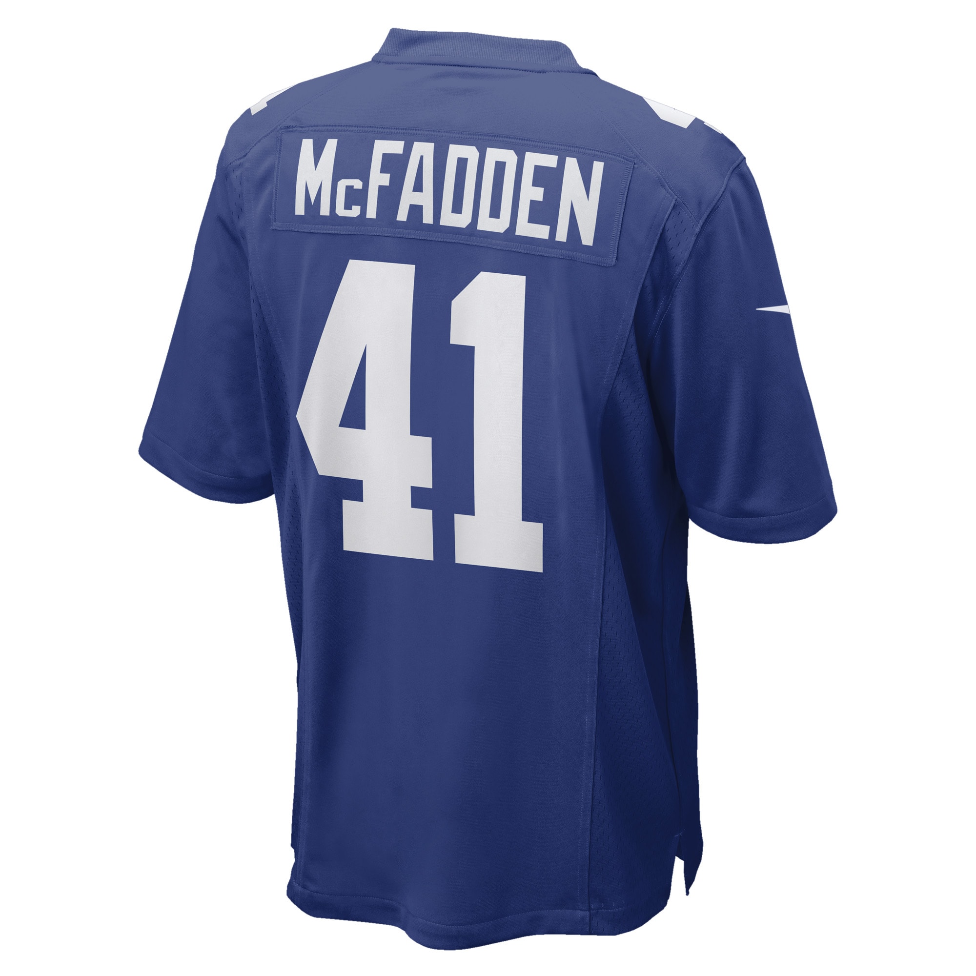 Men's New York Giants Micah McFadden Royal Game Player Jersey