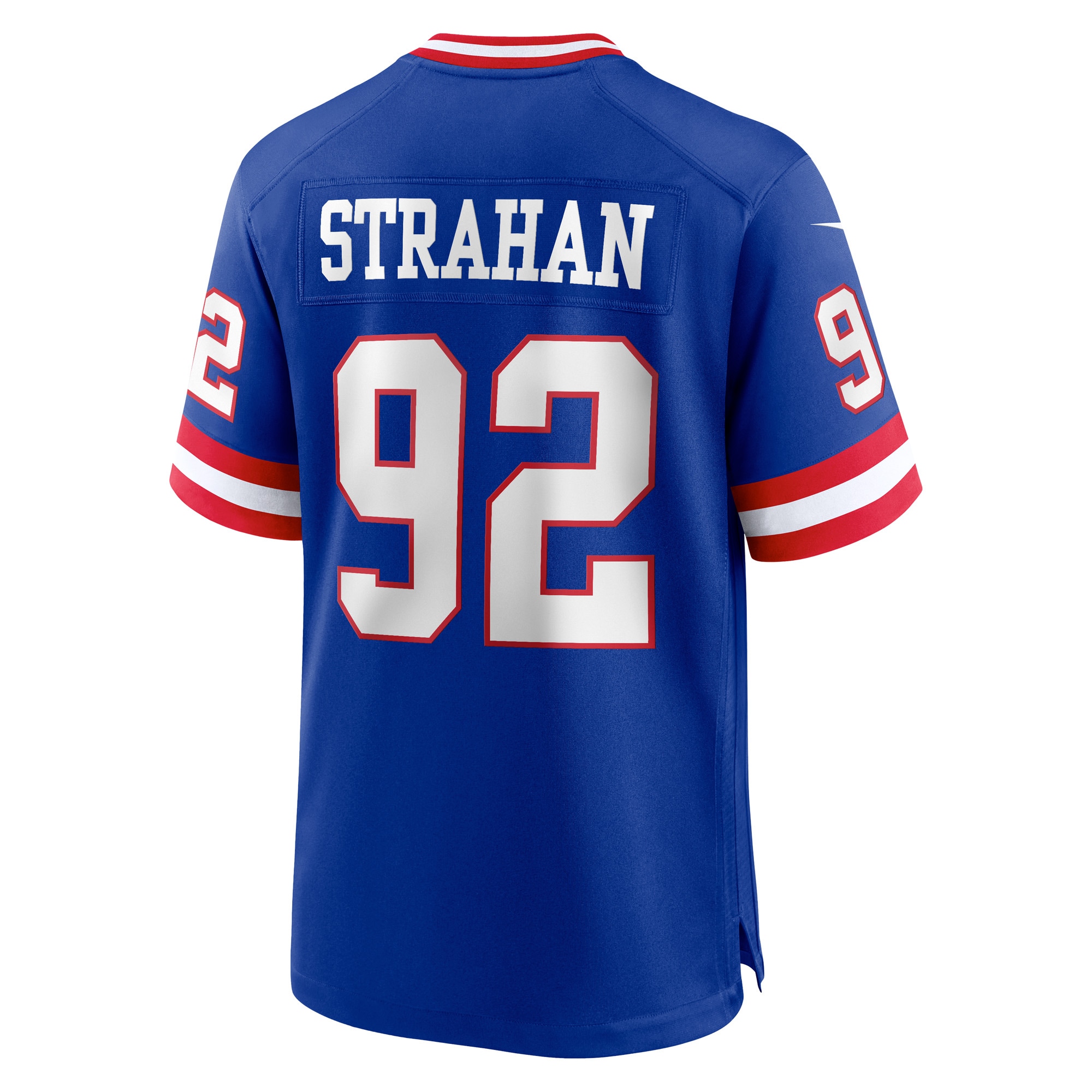 Men's New York Giants Michael Strahan Royal Classic Retired Player Game Jersey