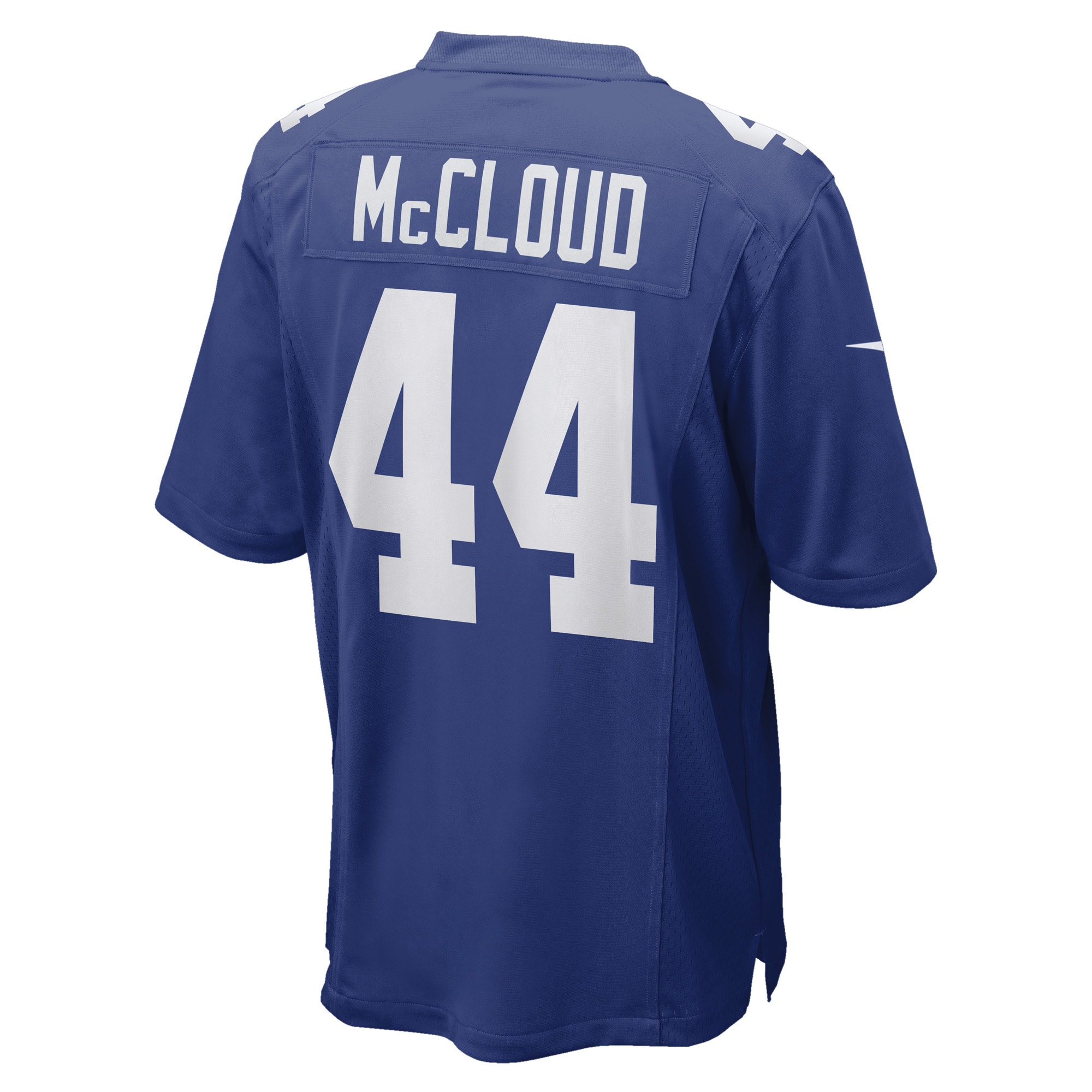 Men's New York Giants Nick McCloud Royal Game Player Jersey