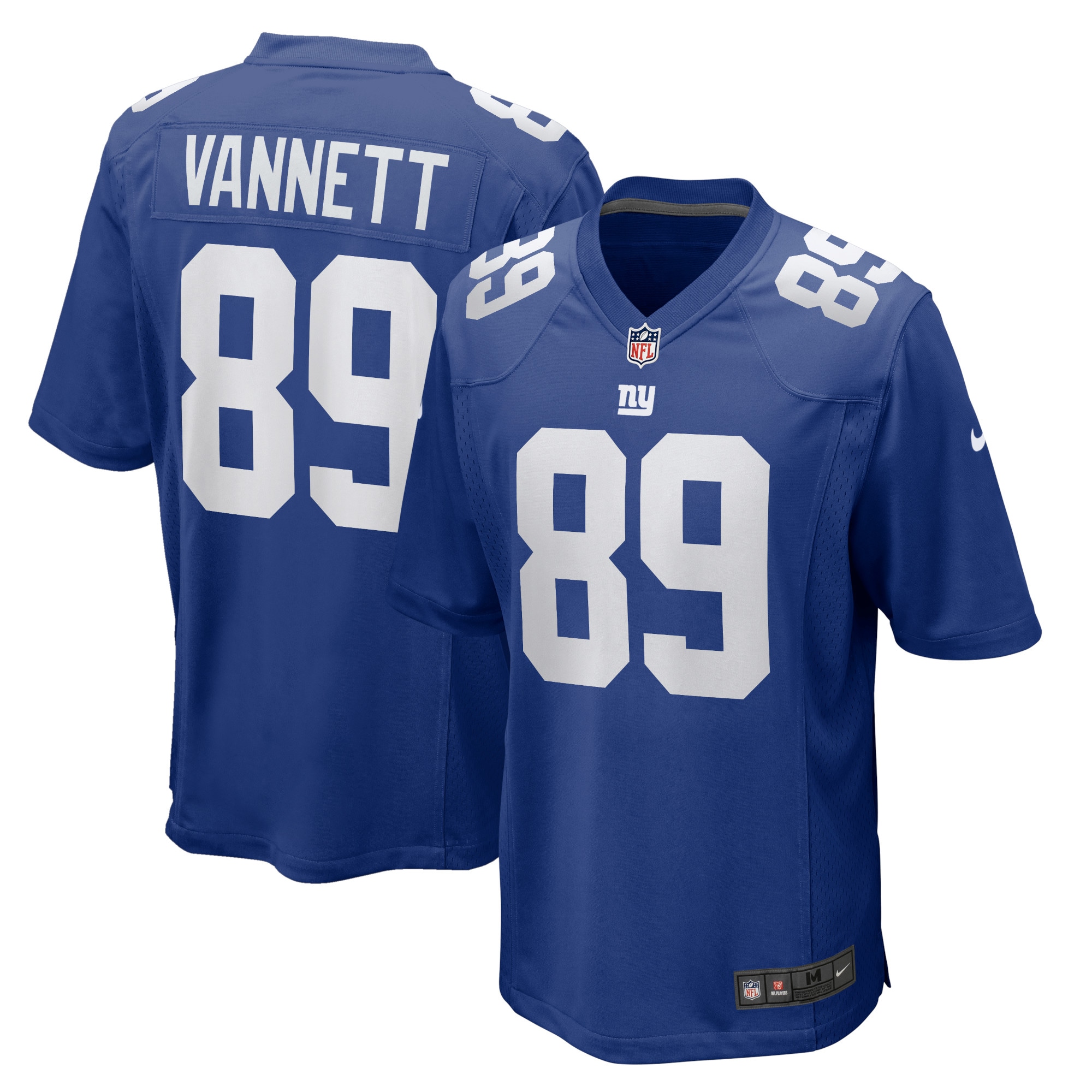 Men's New York Giants Nick Vannett Royal Home Game Player Jersey