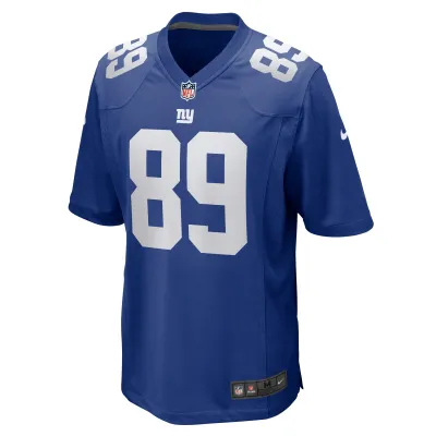 Men's New York Giants Nick Vannett Royal Home Game Player Jersey 02