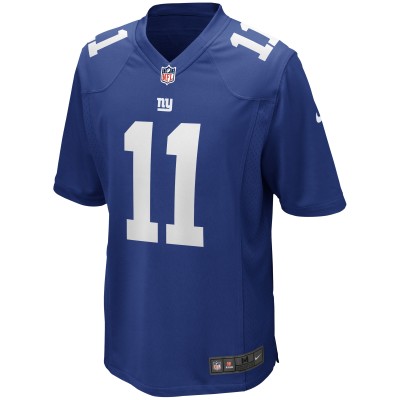Men's New York Giants Phil Simms Royal Game Retired Player Jersey 02