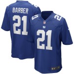 Men's New York Giants Tiki Barber Royal Game Retired Player Jersey