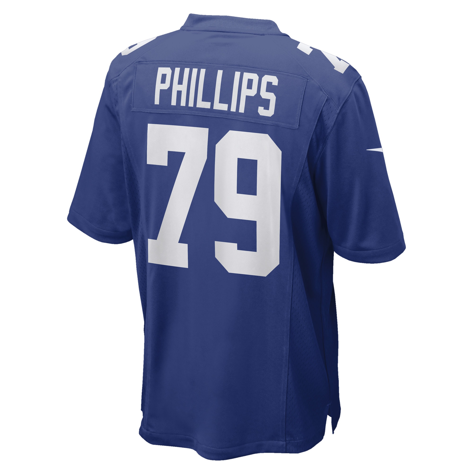 Men's New York Giants Tyre Phillips Royal Game Player Jersey