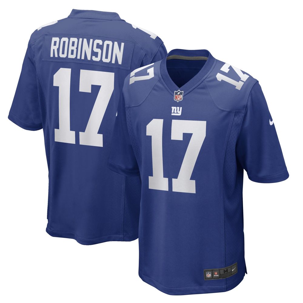Men's New York Giants Wan'Dale Robinson Royal Game Player Jersey