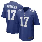Men's New York Giants Wan'Dale Robinson Royal Game Player Jersey