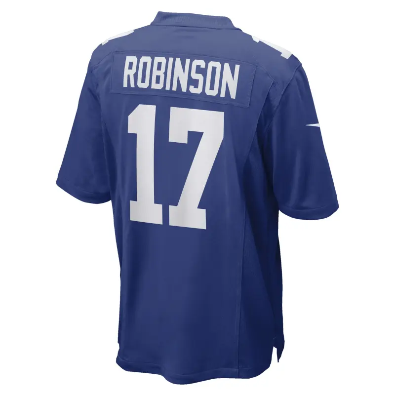 Men's New York Giants Wan'Dale Robinson Royal Game Player Jersey