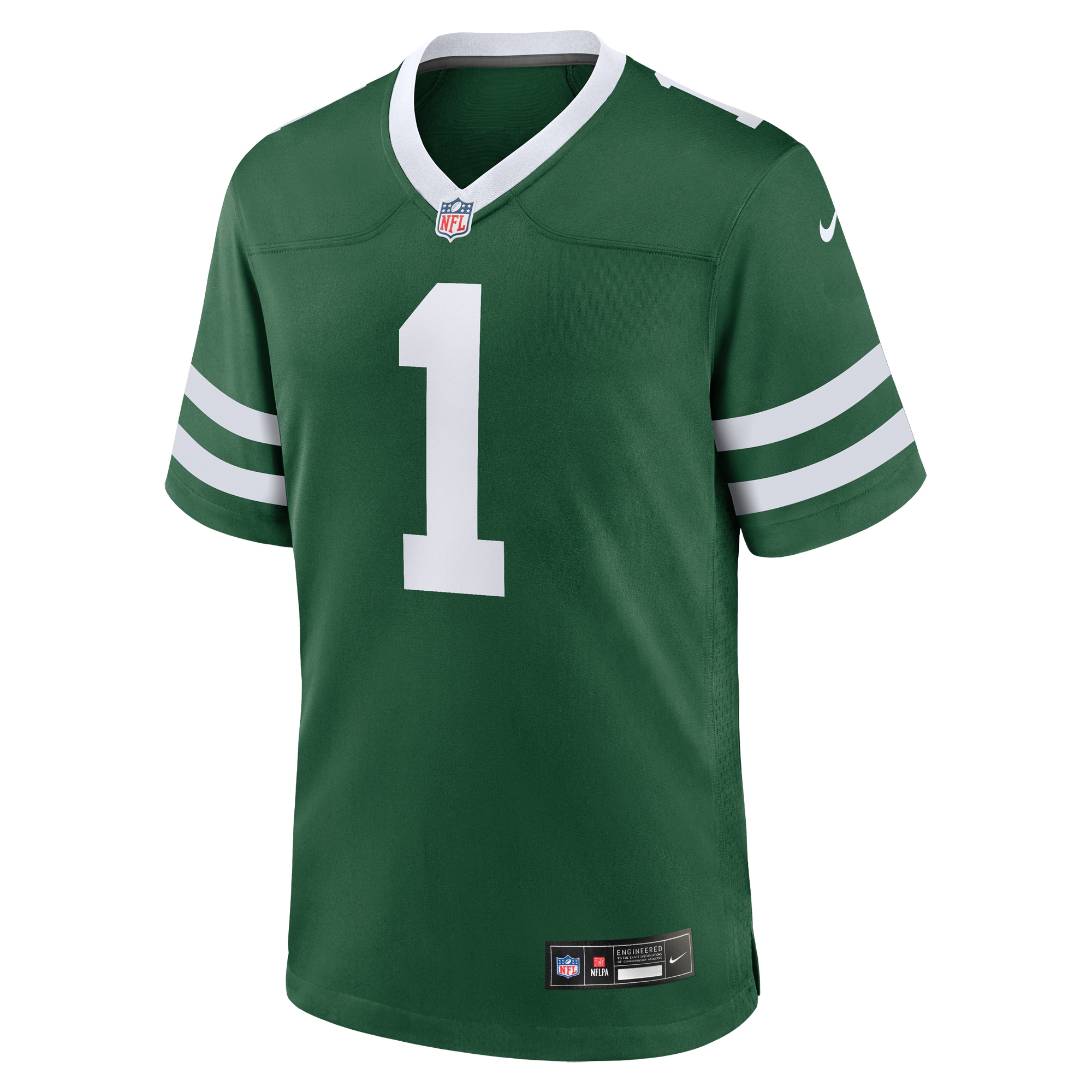 Men's New York Jets  Legacy Green #1 Dad Game Jersey