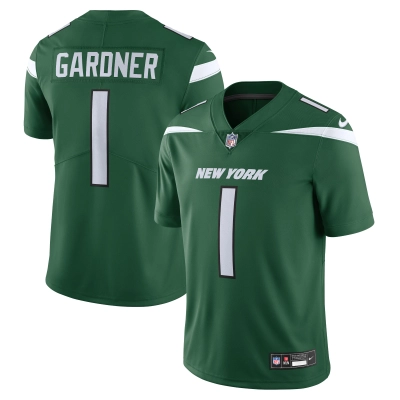 Men's New York Jets Ahmad Sauce Gardner Gotham Green Vapor Untouchable Limited Jersey 01