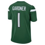 Men's New York Jets Ahmad Sauce Gardner Green Player Game Jersey