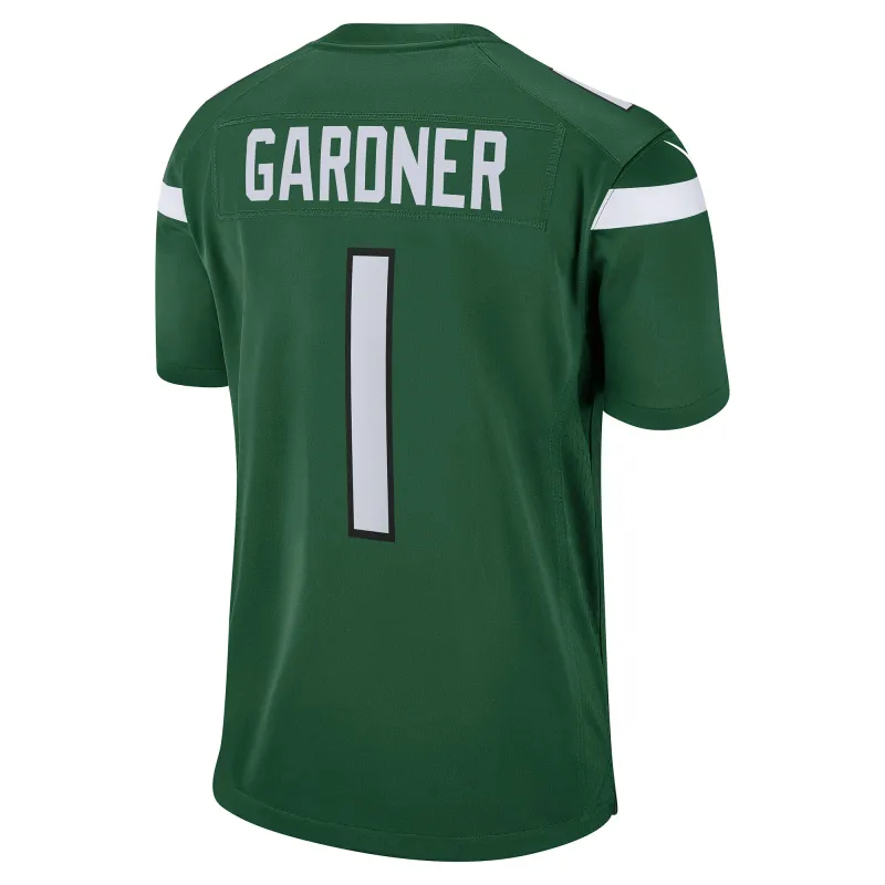 Men's New York Jets Ahmad Sauce Gardner Green Player Game Jersey
