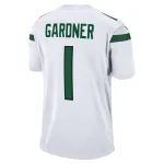 Men's New York Jets Ahmad Sauce Gardner White Player Game Jersey