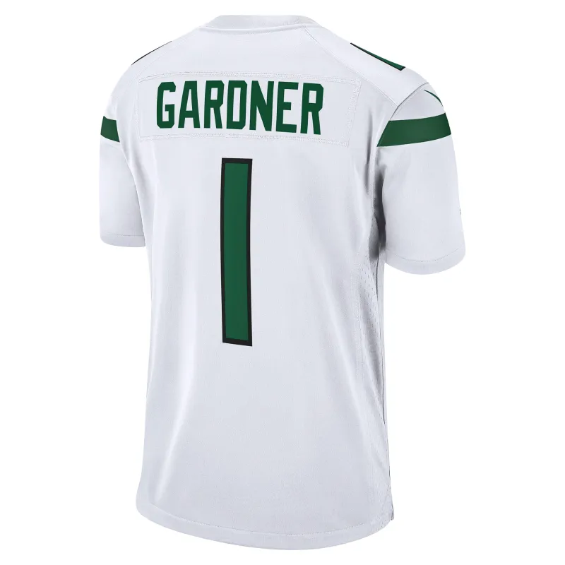 Men's New York Jets Ahmad Sauce Gardner White Player Game Jersey