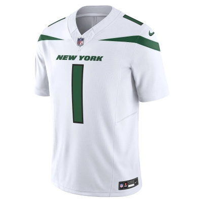 Men's New York Jets Ahmad Sauce Gardner White Vapor F.U.S.E. Limited Jersey 02