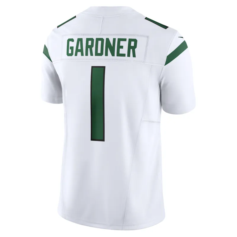 Men's New York Jets Ahmad Sauce Gardner White Vapor F.U.S.E. Limited Jersey
