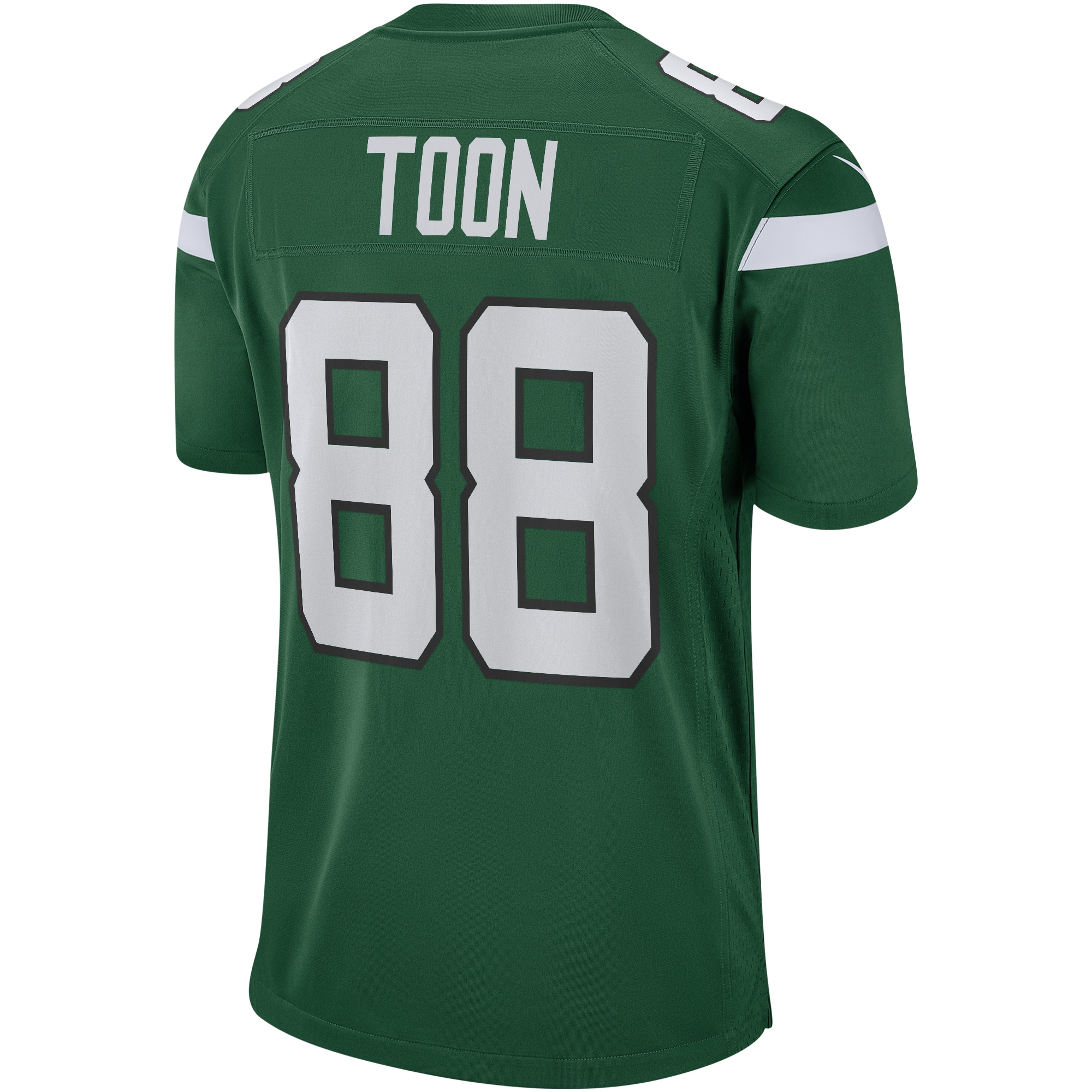 Men's New York Jets Al Toon Gotham Green Game Retired Player Jersey