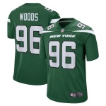 Men's New York Jets Al Woods Gotham Green Game Jersey