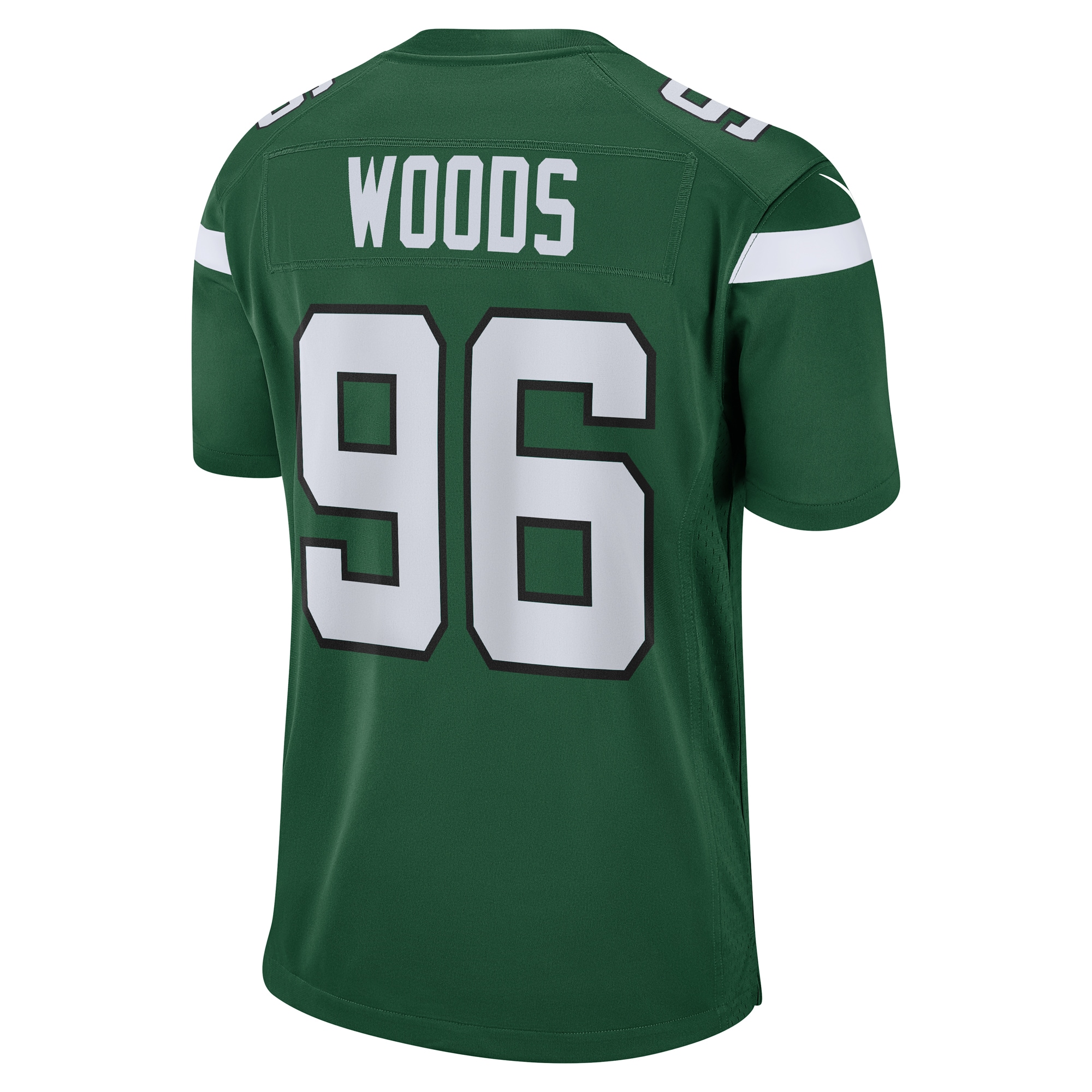 Men's New York Jets Al Woods Gotham Green Game Jersey